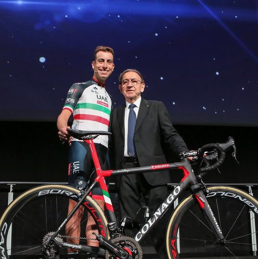 Ernesto Colnago и Fabio Aru Ernesto Colnago и Fabio Aru