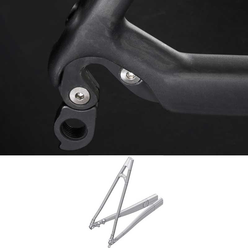 Задний треугольник Colnago C64 Задний треугольник Colnago C64