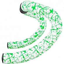 Обмотка руля Supacaz BT-206 Super Sticky Kush Splat 2,5мм (neon green white)