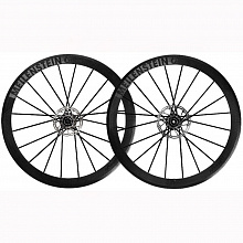 Колеса комплект 28" Lightweight Meilenstein 24D Schwarz Edition CL DB 20/20 spokes Ceramic