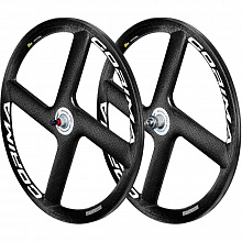 Колеса трек комплект лопастные 28" Corima 4 SPOKE WHEELS HM TUB
