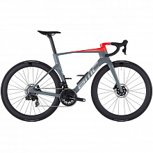 Велосипед шоссе BMC Teammachine R 01 THREE Force eTap AXS (iron grey - neon red)