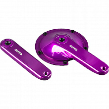 Шатуны трековые с пауком и кареткой Raketa Track BCD 144x5 (BSA-68-30) purple