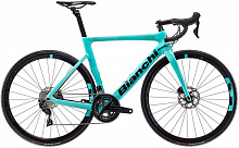 Велосипед шоссе Bianchi Aria Aero 105 Di2 Disc 12s (celeste)