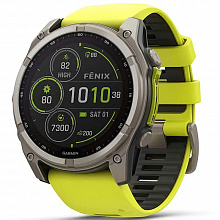 Часы мультиспорт Garmin Fenix 8 51мм Solar Sapphire Titanium (010-02907-21)