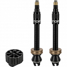 Ниппель для бескамерной резины Topeak Turboflow Valve Kit 2шт. 45мм (black)