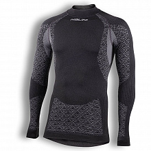 Майка нательная длинный рукав Nalini Seamless Tech LS (dark grey)