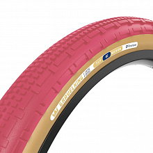 Покрышка 28" гравел Panaracer GravelKing SK TLR кевлар (700х45) cranberry - brown