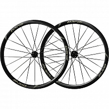 Колеса комплект 28" Elitewheels Drive 36D II Carbon Disck Brake (glossy marbl-black)