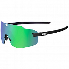 Очки KOO Supernova black matt / green mirror