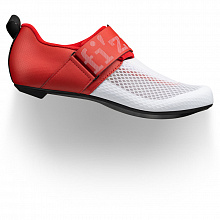 Велотуфли триатлон Fizik Transiro Hydra (white-metallic red)