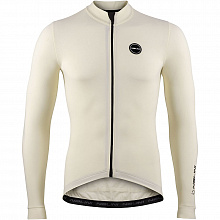 Веломайка длинный рукав Nalini New Soft Wrap LS Jersey J1 (off white) (8° - 18°C)