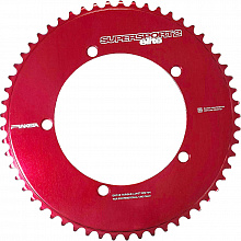 Звезда передняя трек Raketa Supersport 2 Elite BCD 144x5 1/8" (red)