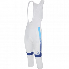 Бриджи 3/4 с лямками Nalini Team Novo Nordisk Changing Diabetes Thermo (white-blue)