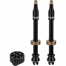 Ниппель для бескамерной резины Topeak Turboflow Valve Kit 2шт. 60мм (black)