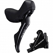 Шифтер-Тормозная ручка + Тормоз Shimano 105 ST-R7020 + BR-R7070 2x11 sp правая 11ск