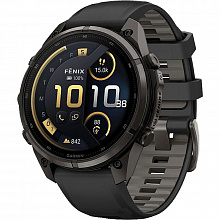 Часы мультиспорт Garmin Fenix 9 Pro 47мм Solar inReach Carbon Gray DLC Titanium (010-04336-11)