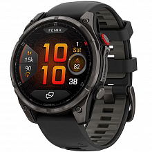 Часы мультиспорт Garmin Fenix 8 Pro 47мм Amoled Sapphire Titanium (010-03198-10)