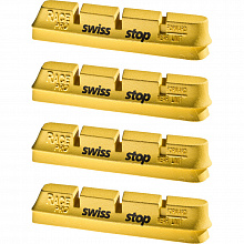 Вкладыш тормозных колодок шоссе SwissStop Flash Pro Yellow King (4шт) под карбоновый обод