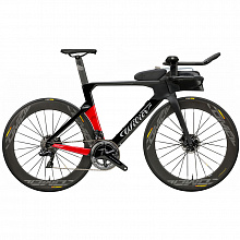 Велосипед шоссе Wilier Turbine Crono Dura-Ace Di2 Disc Aksium (black-red)