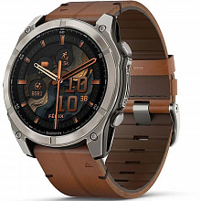 Часы мультиспорт Garmin Fenix 8 51мм Amoled Sapphire Bare Titanium (010-02905-40)