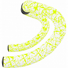 Обмотка руля Supacaz BT-207 Super Sticky Kush Splat 2,5мм (neon yellow white)