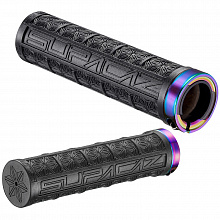 Грипсы Supacaz GR-37 Grizips (black - oil slick rings)