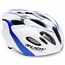 Велокаска Rudy Project Snuggy (white-blue-silver shiny)