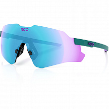 Очки KOO Nebula teal matt  / dark turquoise mirror