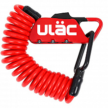 Замок для велосипеда Ulac Piccadilly LTD 4x1200 мм кодовый (red)