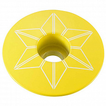 Крышка якоря Supacaz SZ-19A Star Capz Anodized (TDF yellow)