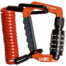 Замок для велосипеда Ulac Guardian MK-II 5x1200 мм кодовый (orange)