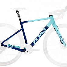 Рама гравел MIB Fusion Voyage (white-light blue)