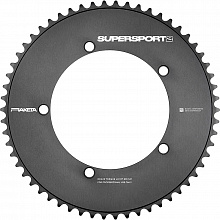 Звезда передняя трек Raketa Supersport 2 BCD 144x5 1/8" (black)